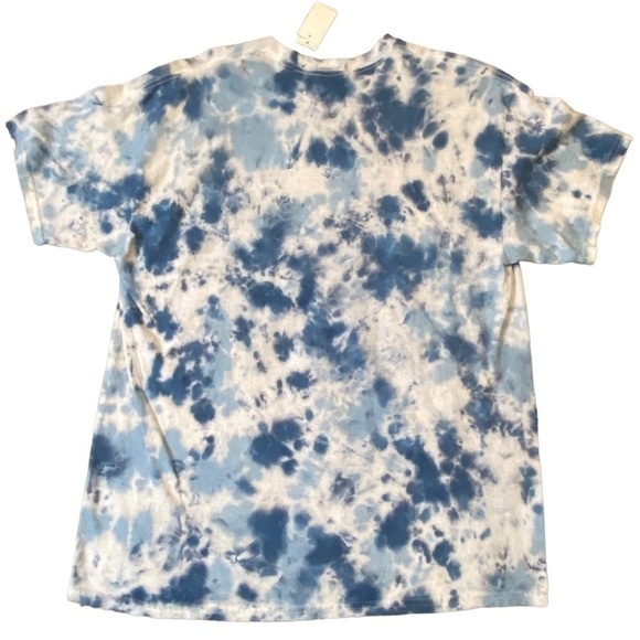 NWT AC/DC Men's Officially Licensed Powerage Tie Dye Hard Rock Heavy Metal - Picture 4 of 4